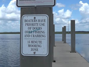 dawhoo landing boat ramp sign charleston county sc